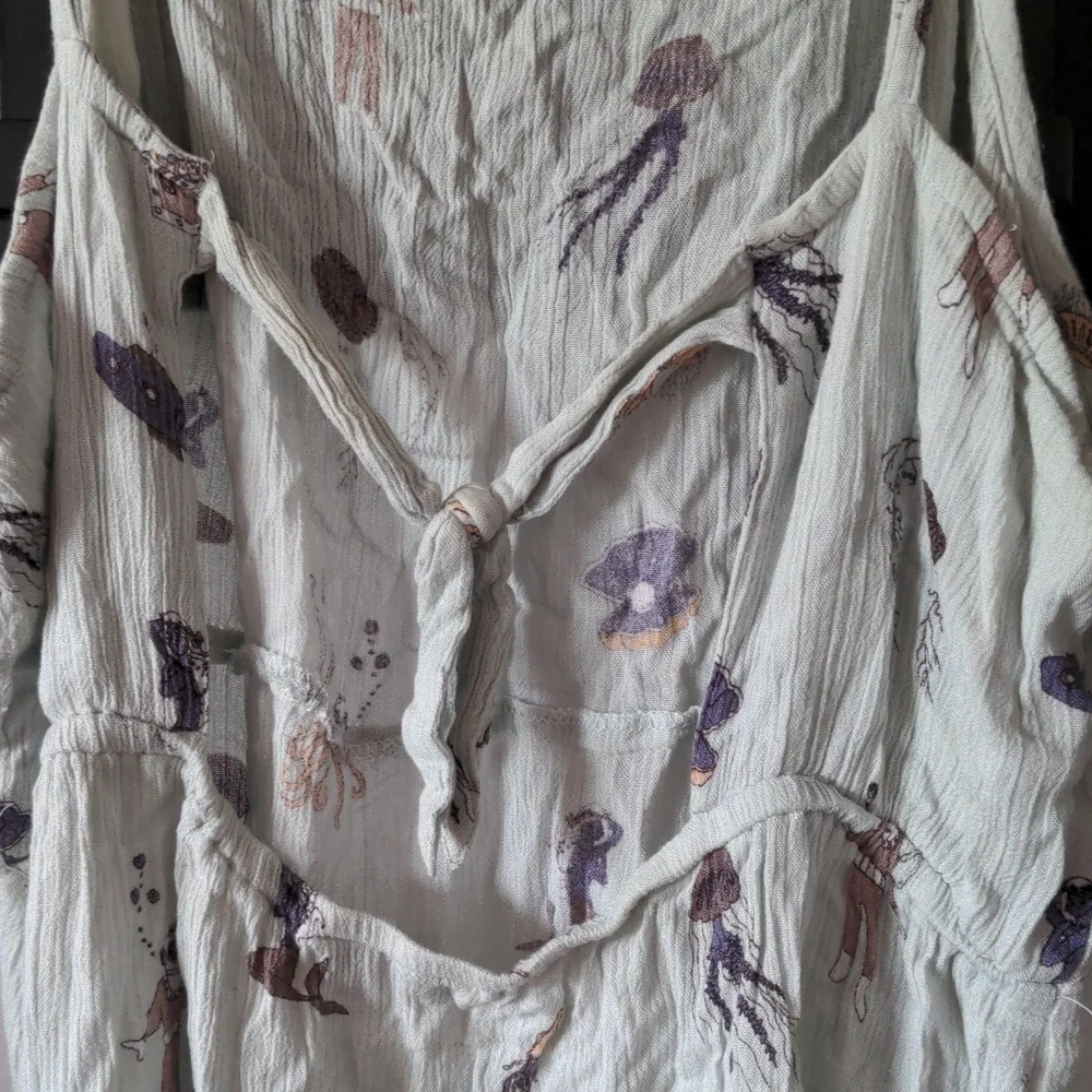 Tree of life under the sea pattern slip style dress in AU L - Picture 4 of 5